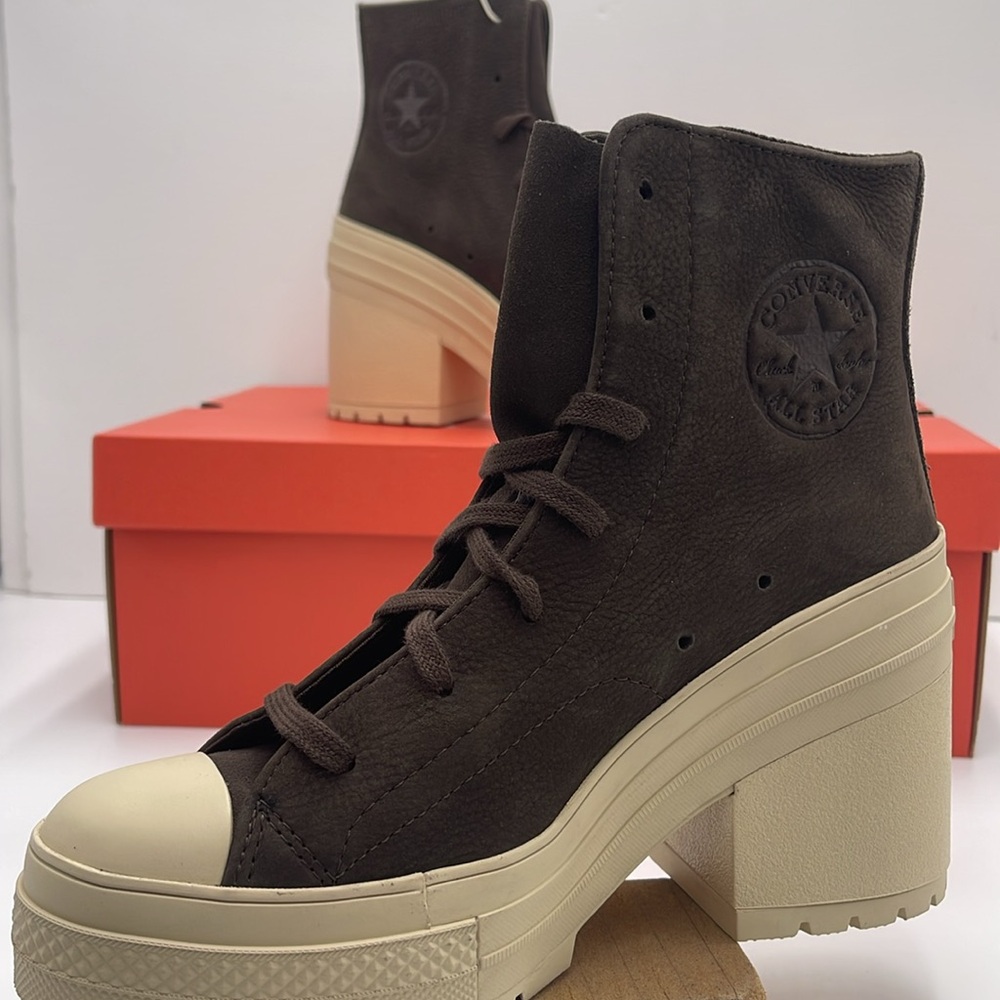 Converse WMNS CHUCK 70 DE LUXE HEEL HI FRESH BREW/FRESH BREW A11542C Platforms - Picture 15 of 16